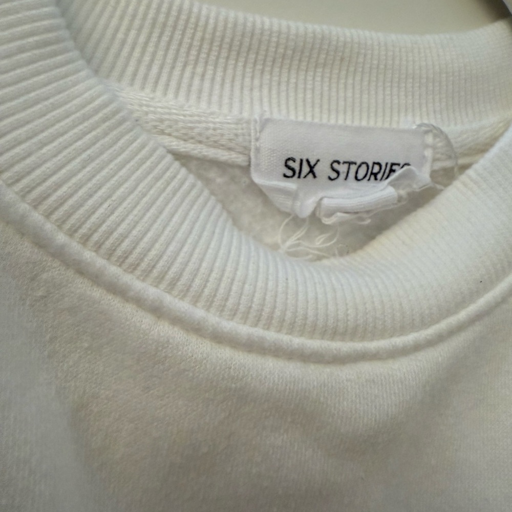 Wifey Material White Crew Neck Sweater - Picture 3 of 3